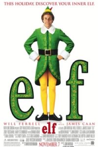 The theatrical movie poster for Elf (2003).