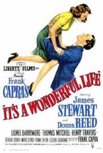 The theatrical movie poster for It’s a Wonderful Life (1946).