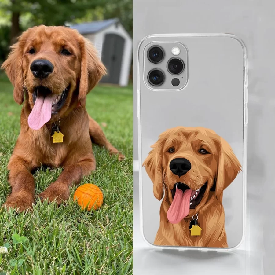 Anyone would adore a custom phone case with their pet’s face on it. Use this link to upload your pets picture and order a phone case now. (Photo via Etsy)