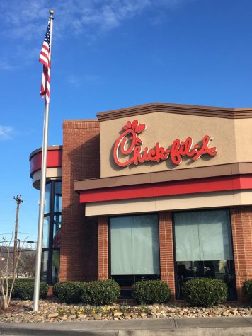 A picture of a Chick-Fil-A restaurant.