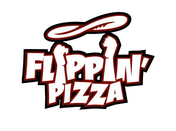 A Flippin Pizza logo.