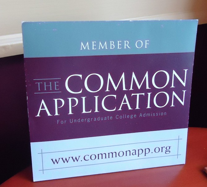 A poster for Common Application.