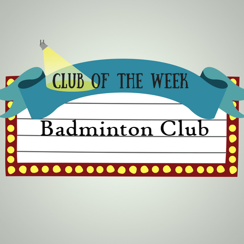 Badminton Club Sign