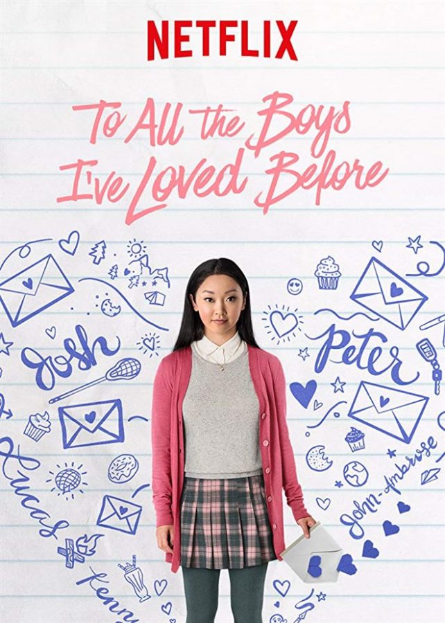 Movie poster for To All The Boys Ive Loved Before featuring character Lara Jean