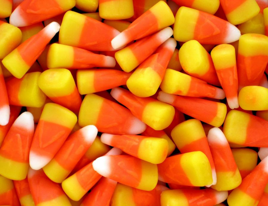 A screen full of candy corn