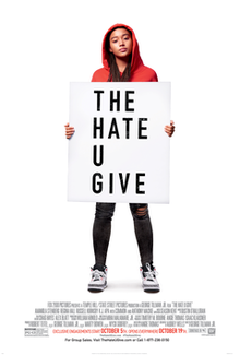 Movie poster for The Hate U Give. 