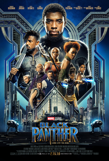The movie poster for Black Panther