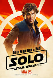Movie poster for Solo: a star wars story