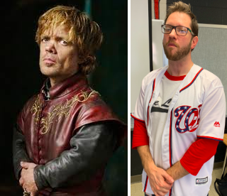 Mr. Laub and Tyrion Lannister side by side for comparison.