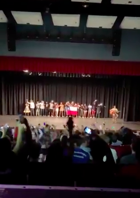 Students Light Up the Auditorium During the Chilean Exchange Students’ Performance