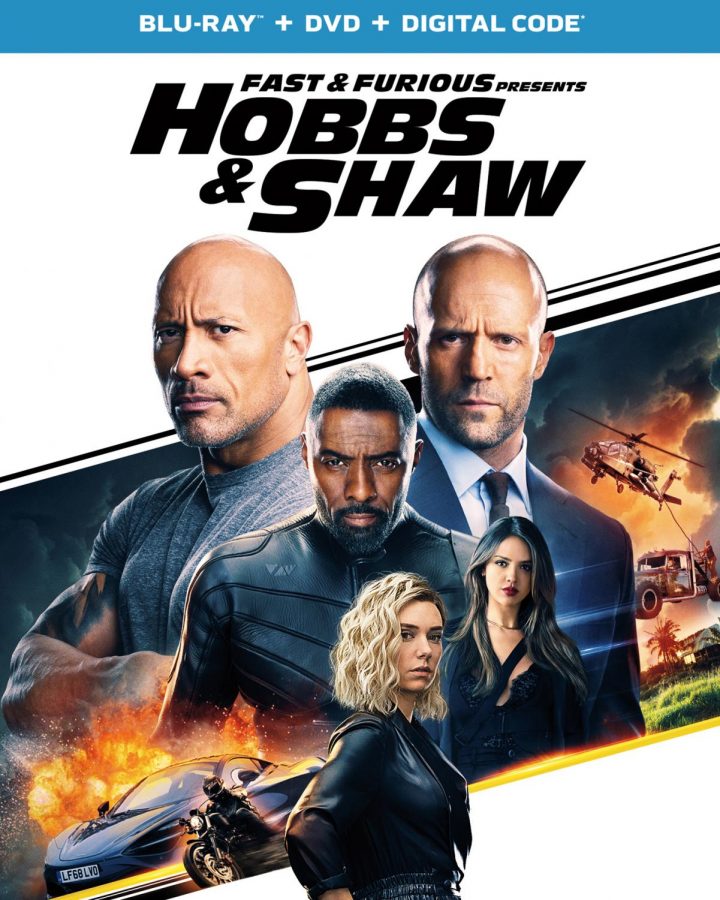 Number 9: Hobbs and Shaw--Luke Hobbs (Dwayne Johnson) and outcast Deckard Shaw (Jason Statham) form an unlikely alliance when a cyber-genetically enhanced villain Brixton Lorr (Idris Elba) threatens the future of humanity.