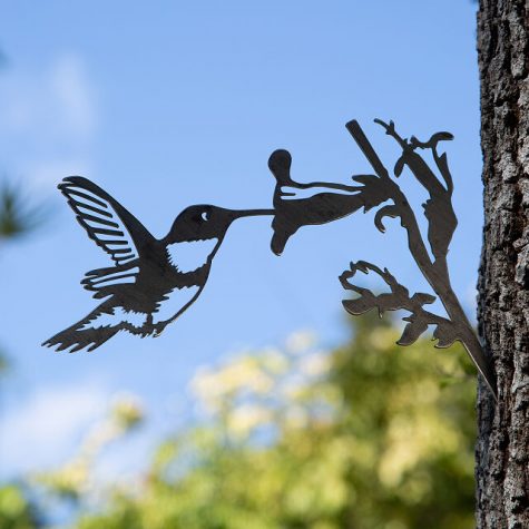 bird metal sculpture 