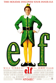 the cover poster for Elf