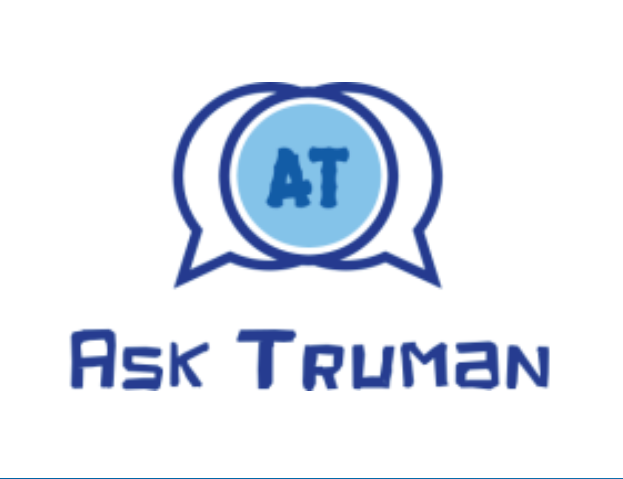 A graphic that says Ask Truman on it.