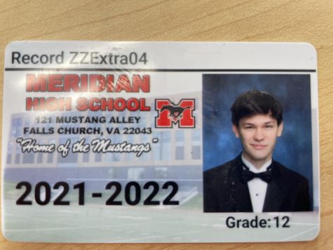 AJ Strang's student ID.