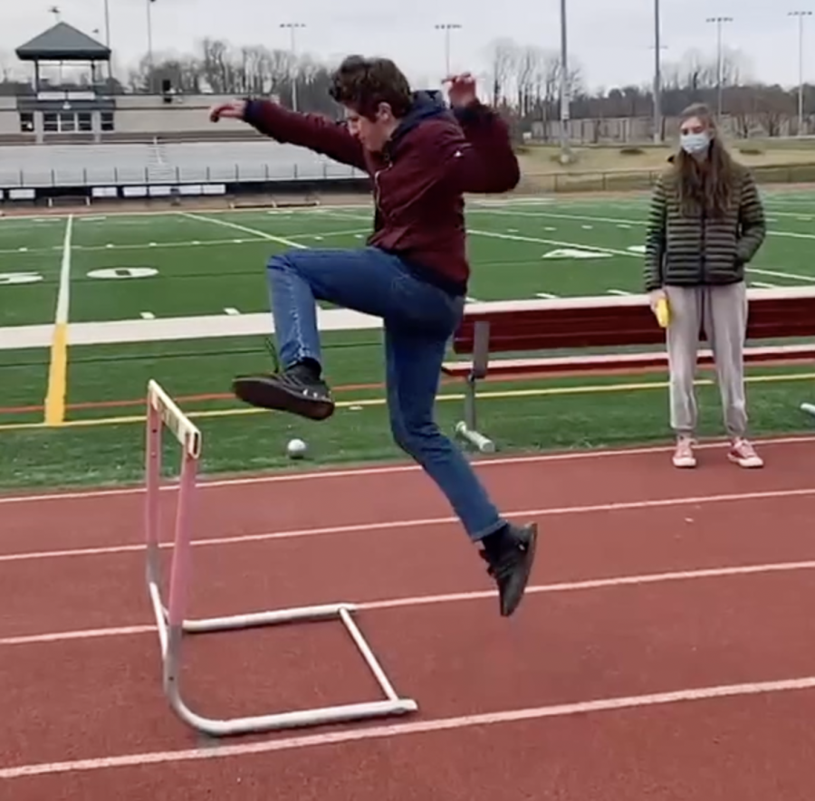 In this video, Truman tries various track and field events. It didnt go very well, but the important thing is that he tried.