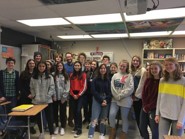 In 2020, Mr. Laub was nominated for employee of the year for teaching Language and Literature at George Mason High School (now Meridian) (Photo via fccps.org). 