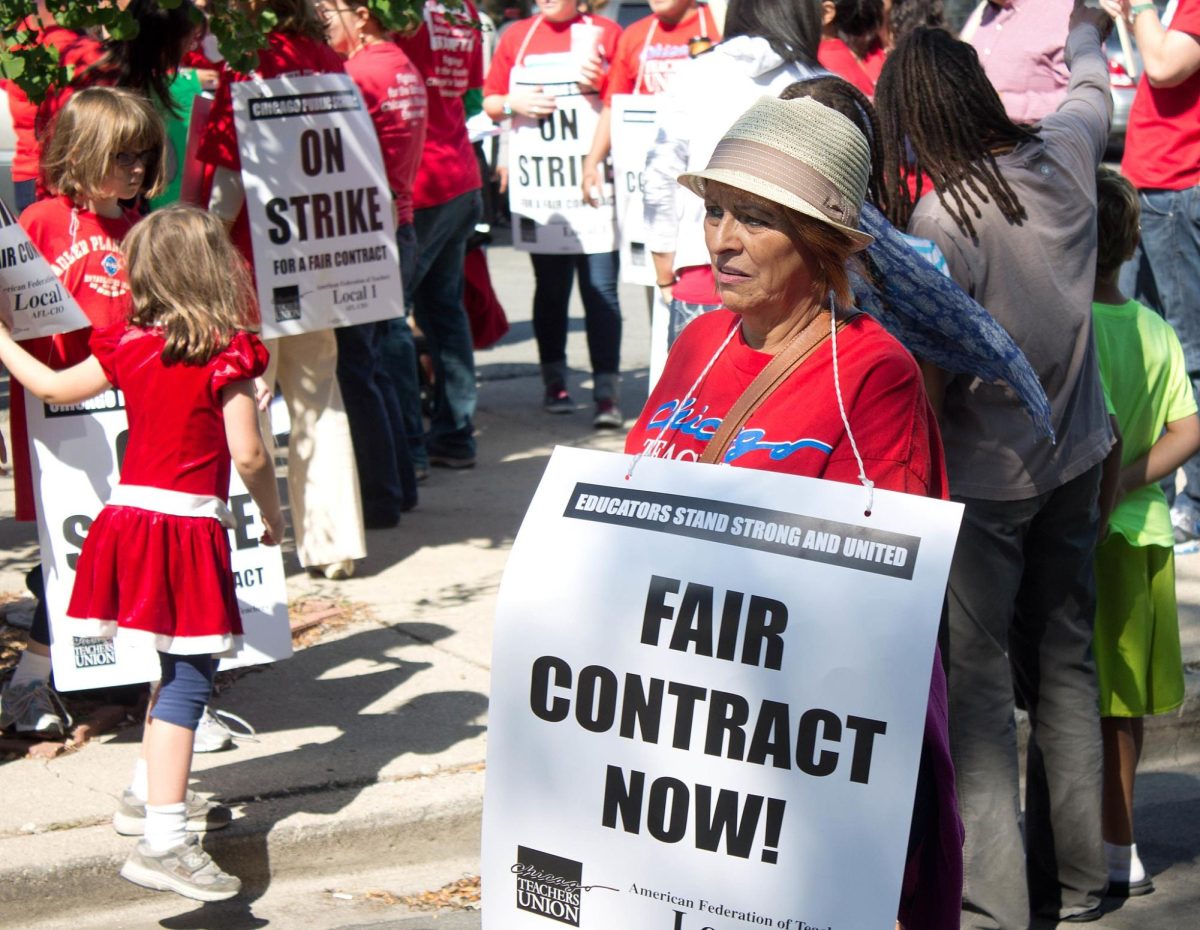 The Falls Church Teachers’ Union has secured two contracts to improve the working experience and benefits of teachers. (Photo via the Atlanta Civic Circle)