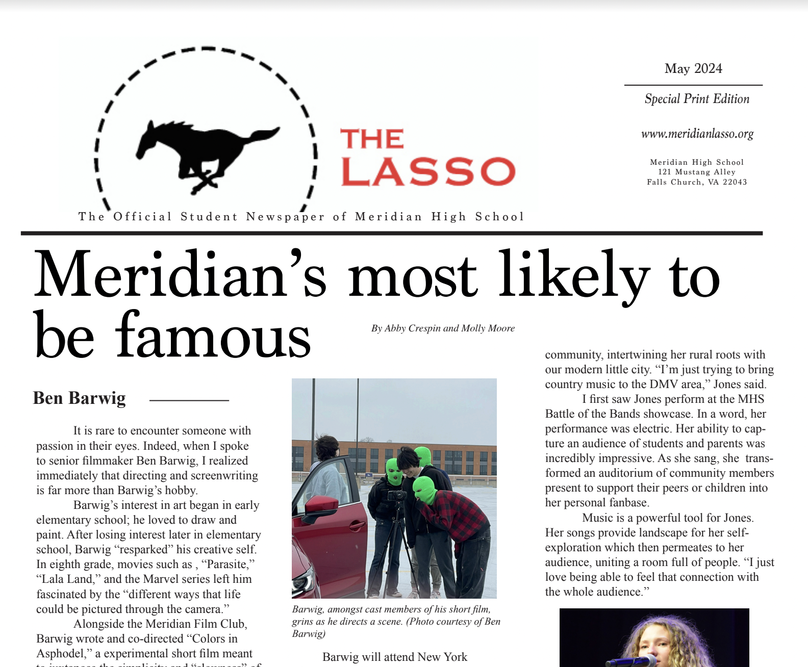 2024 Senior Newspaper – The Lasso