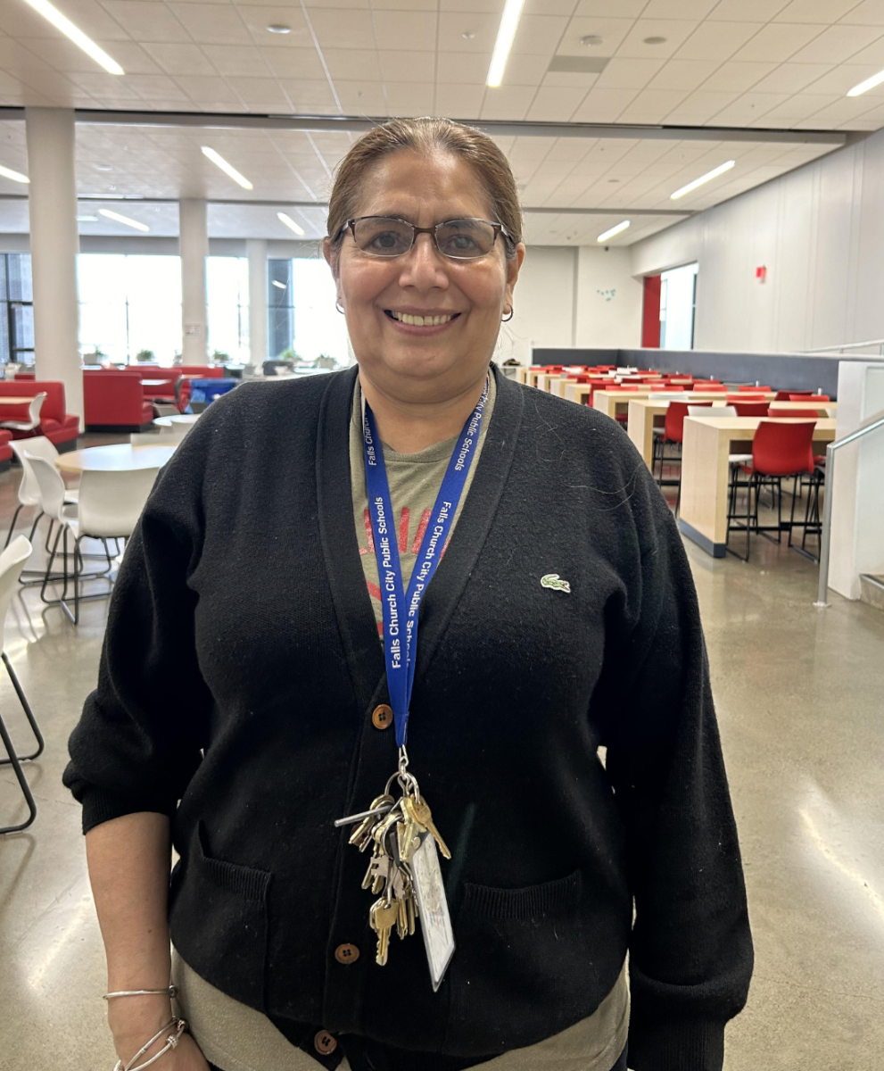 Alejandrina Sanchez-Martinez, a beloved cornerstone of the FCCPS community, receives nomination for FCCPS Employee Recognition Award. (Photo via Monica Duran Cruz)