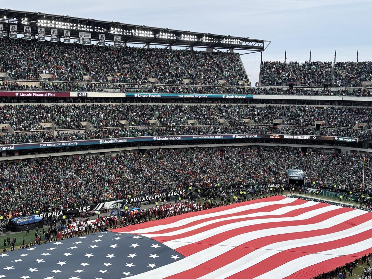 Lincoln Financial Field in Philadelphia is filled to the brim with Eagles fans hoping to see their team beat the Commanders. (Photo by Flynn Sheinkin)