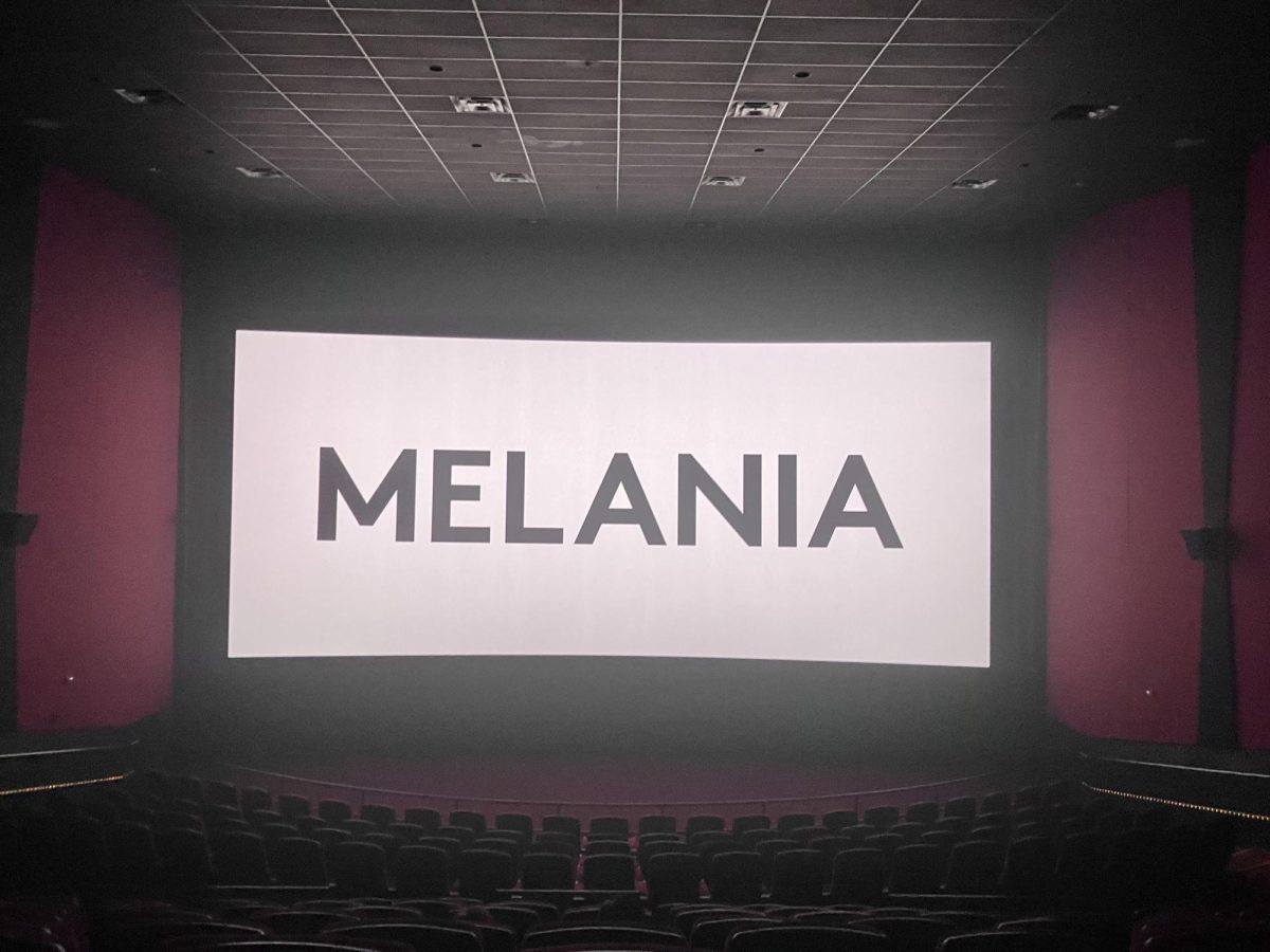 Melania airs in a nearly empty AMC Theater in Tysons Corner Center. Photo courtesy of Layla Kozbelt)