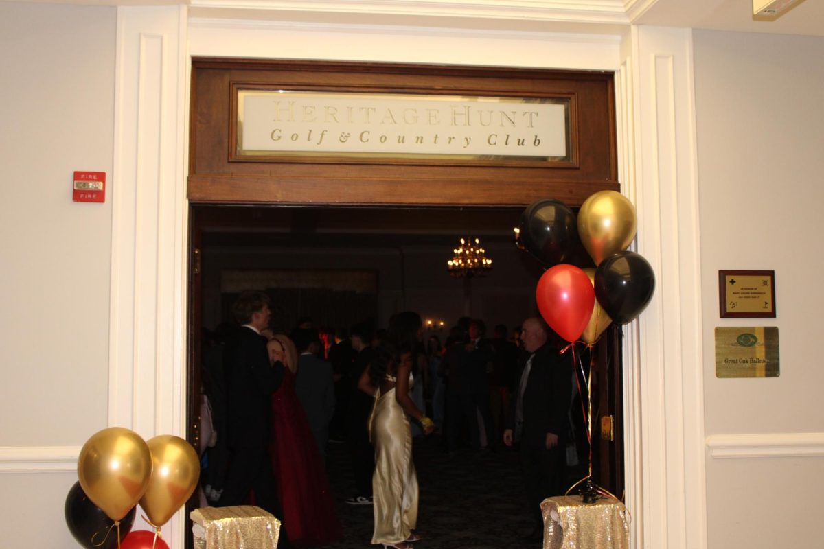 The entrance of the Heritage Hunt Country and Golf Club, Great Oak Ballroom. (Photo by Emily Johnson)