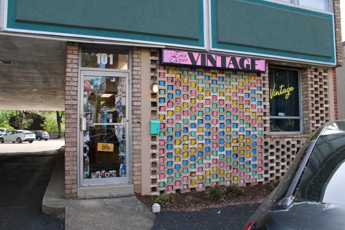 Coco Cameo Vintage store located next to The Neighborhood Barbershop and Godfreys. (Photo via Emily Johnson)